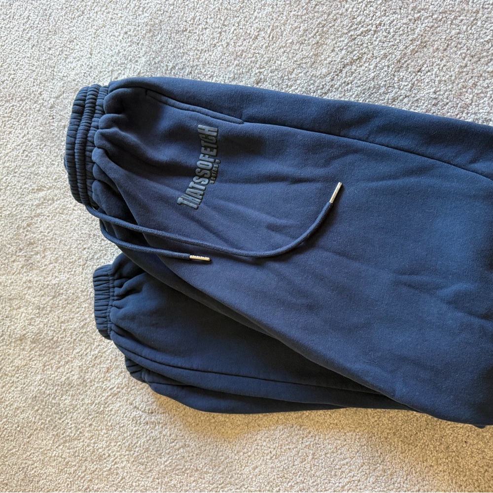 Navy Blue Track Pants